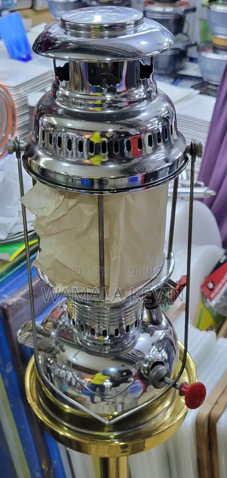 Chrome-Plated Pressure Lantern
