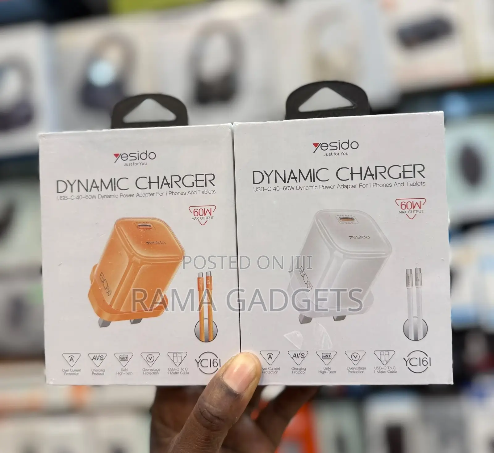 Yc161 Dynamic Charger Is a 60w Gan Fast Charger.