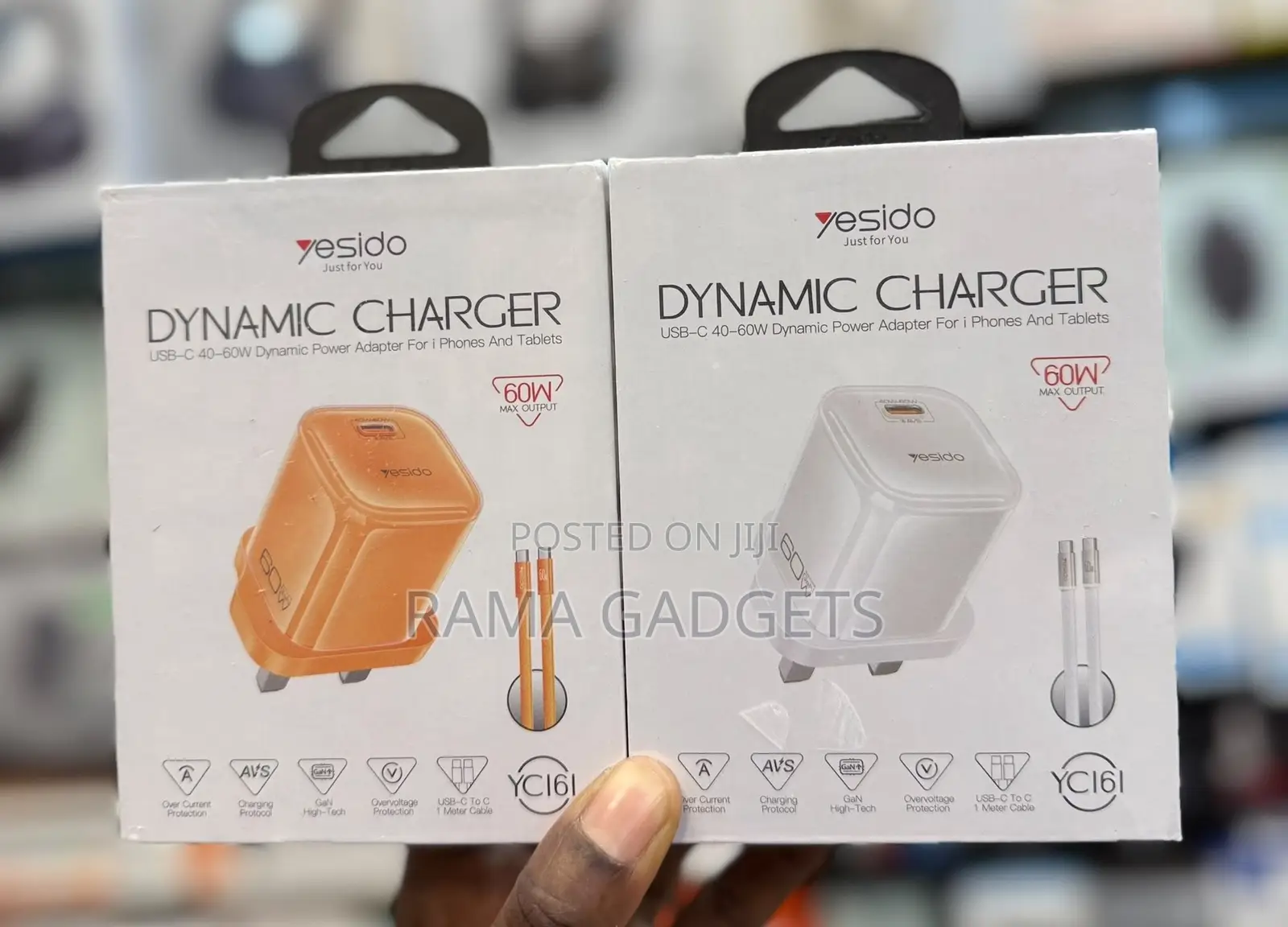 Yc161 Dynamic Charger Is a 60w Gan Fast Charger.