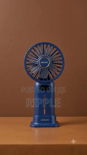 Aerbes Ab-Fs27 Rechargeable Handheld Fan 1200mah Type-C