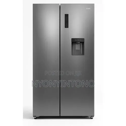 Chiq 560litres Side by Side Frost Free Fridge With Water Dispenser