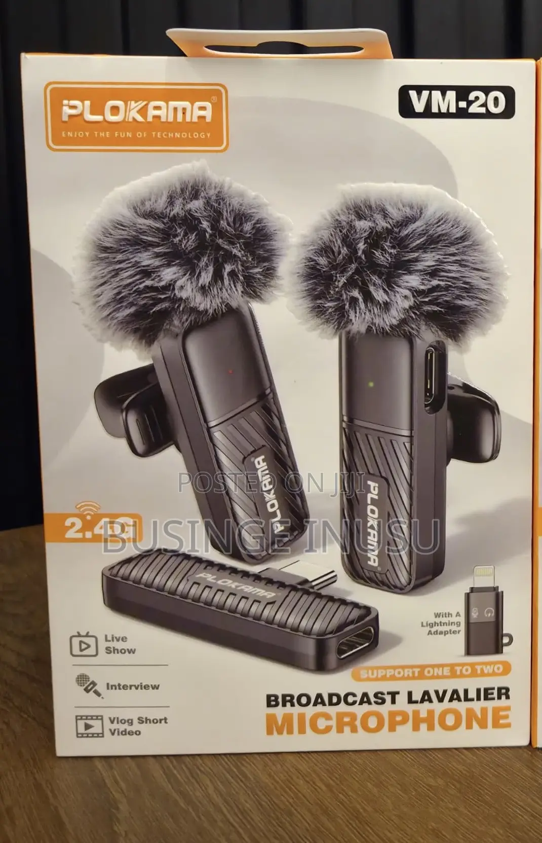 Plokama Vm-20 Wireless Lavalier Microphone Systems Featuring Dual