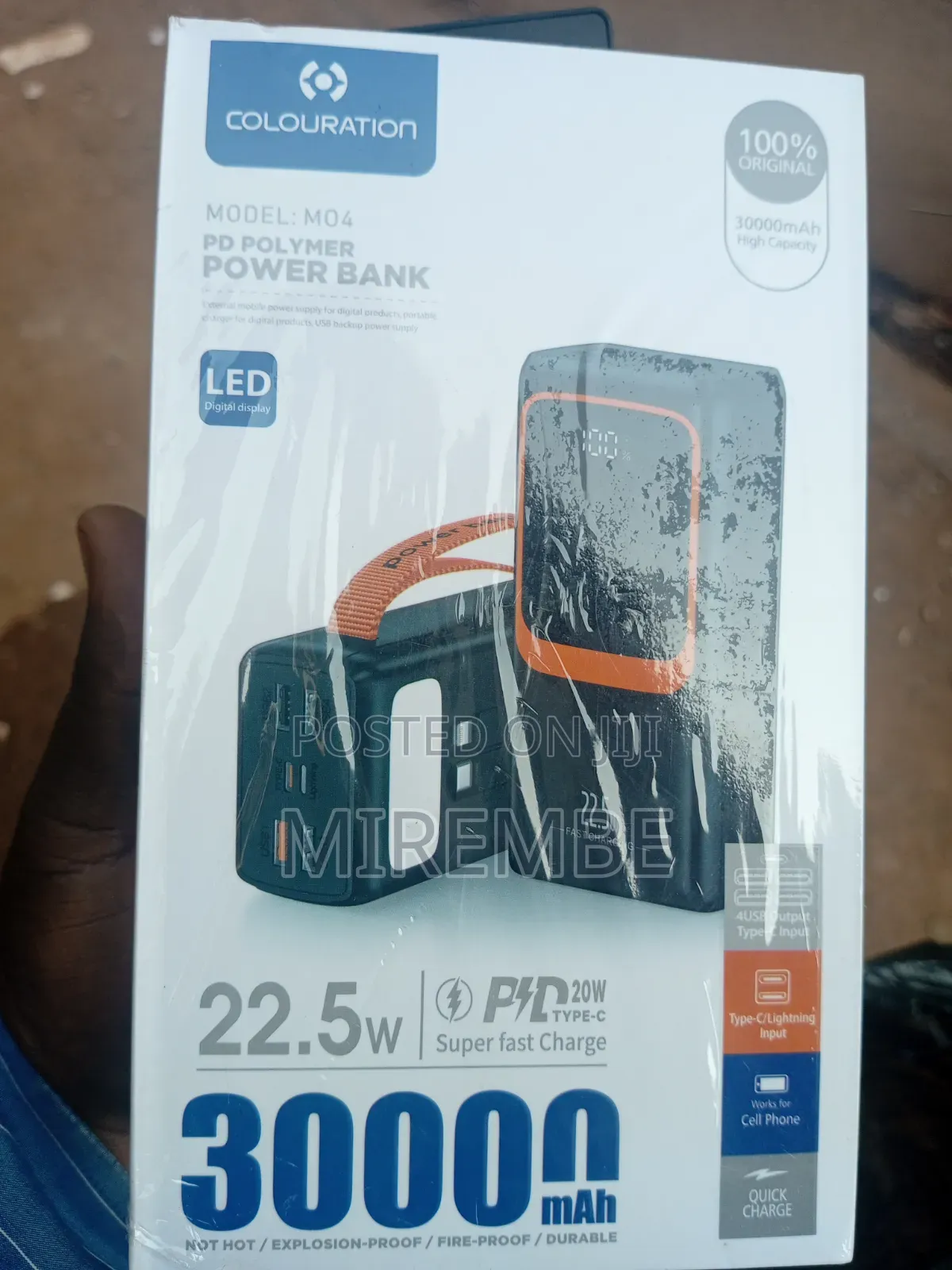 22.5wdp Polymer Power Bank