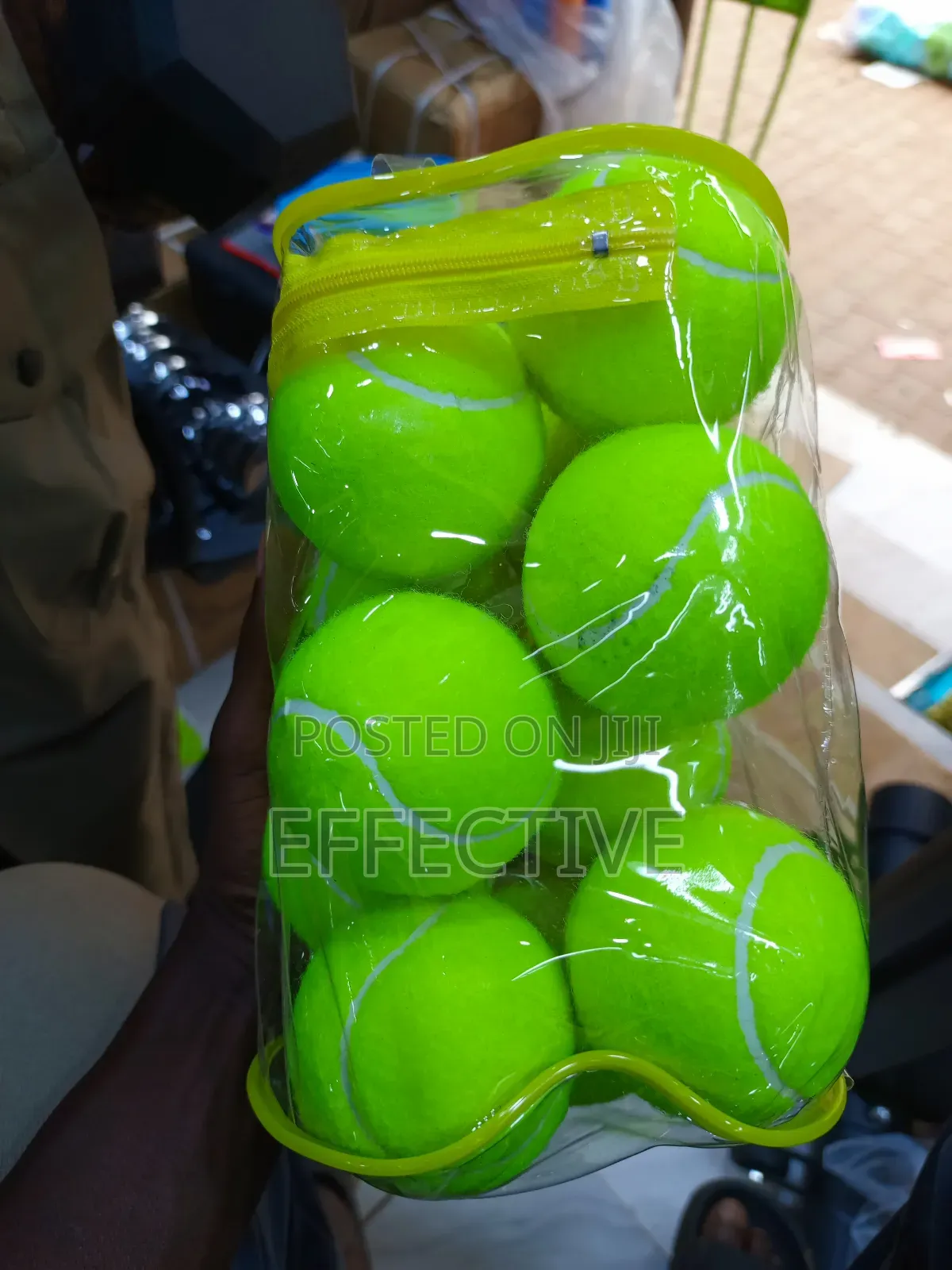 12 Bright Green Training Tennis Balls
