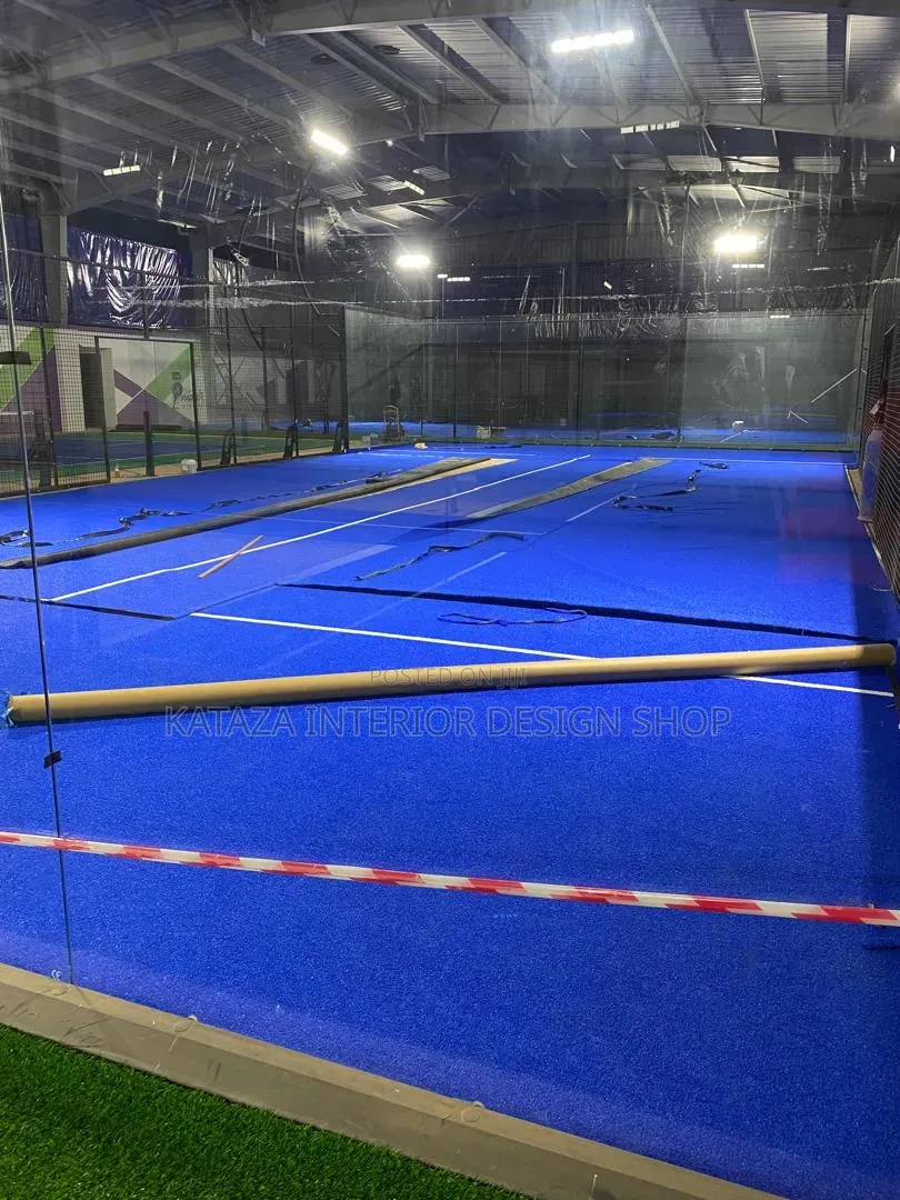 Synthetic Blue Grass Carpet