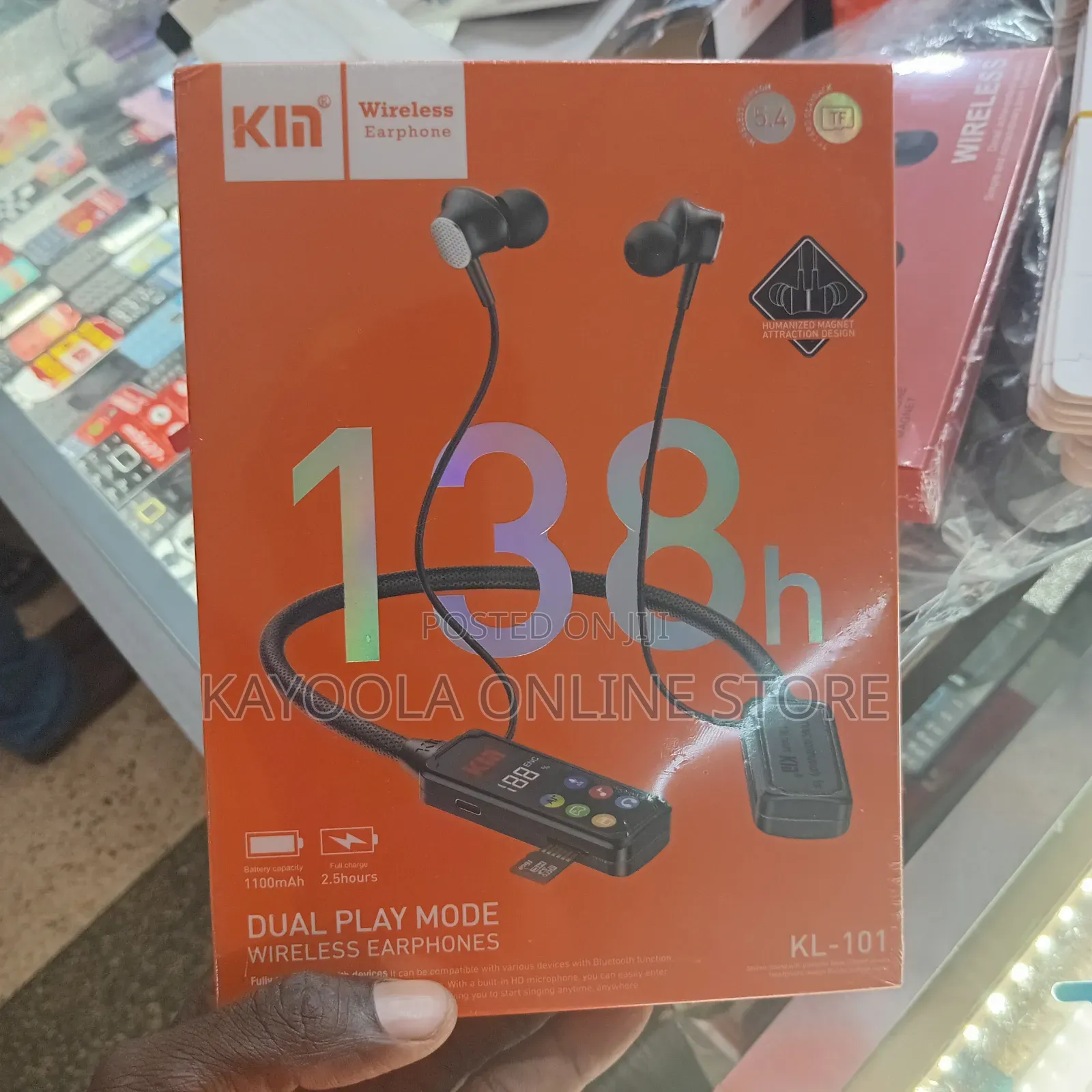 Kl50 Wireless Neckband Earphones