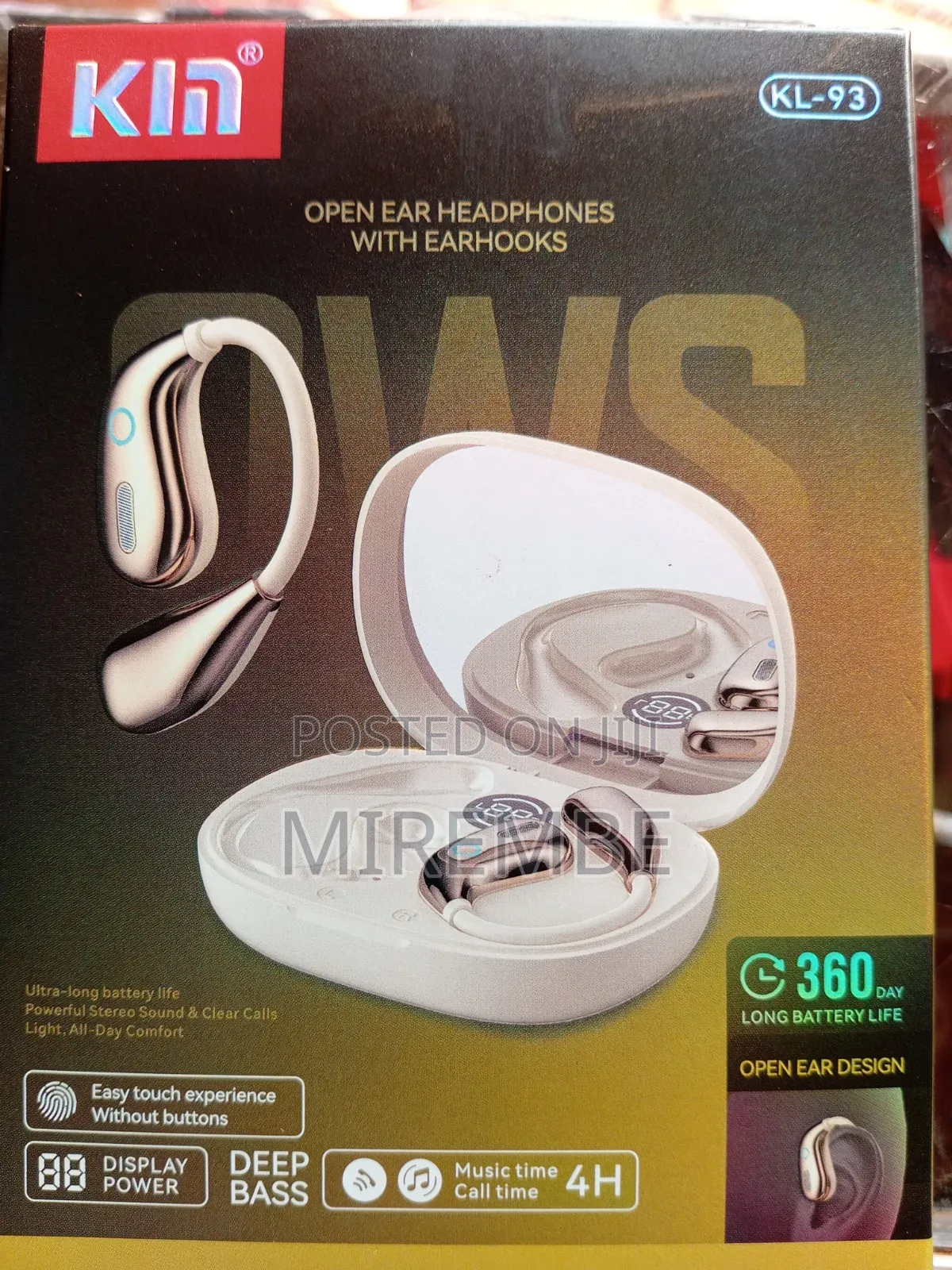 Open Ear Headphones With Earhooks