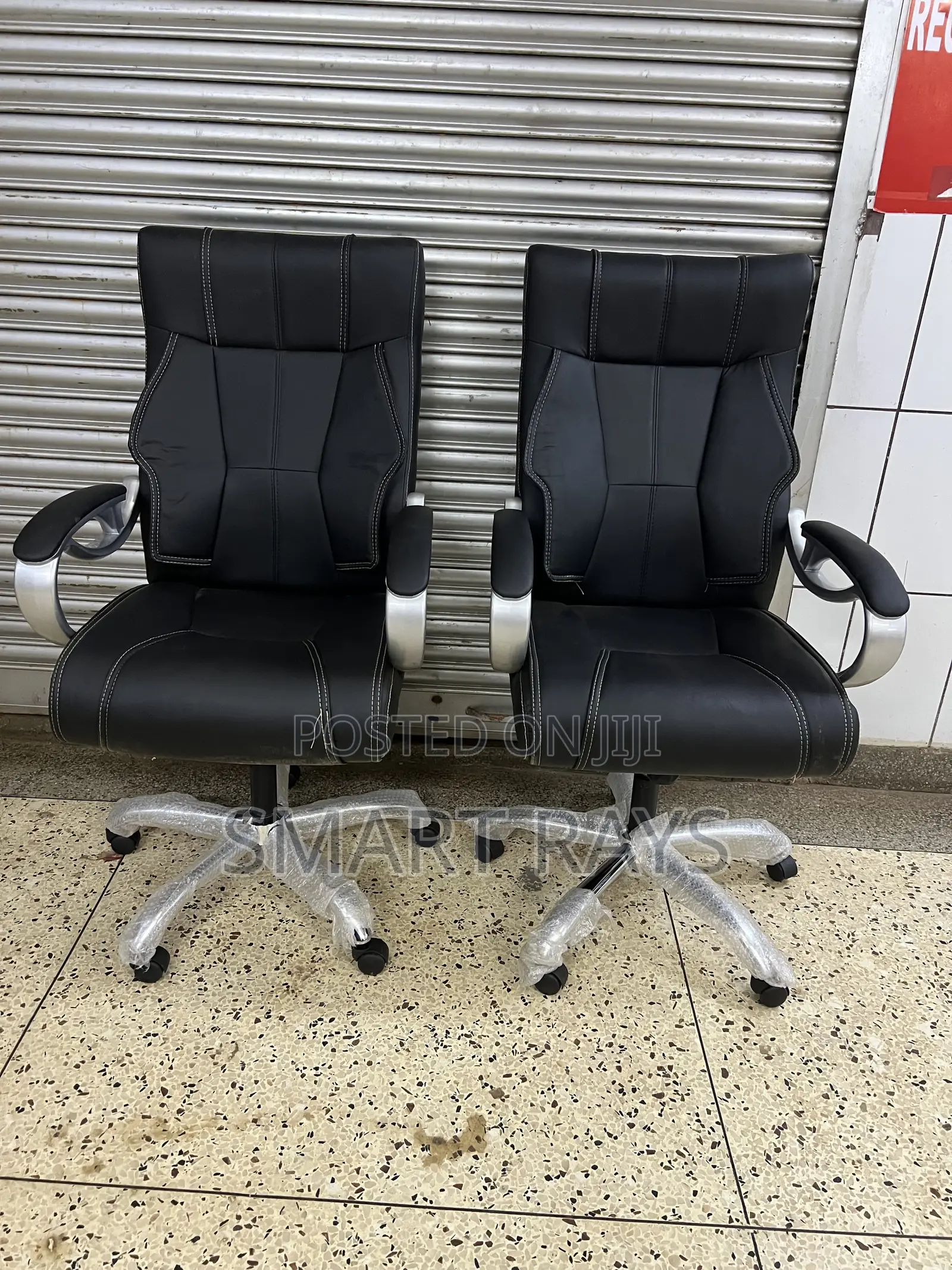 Silver Armed Office Chairs