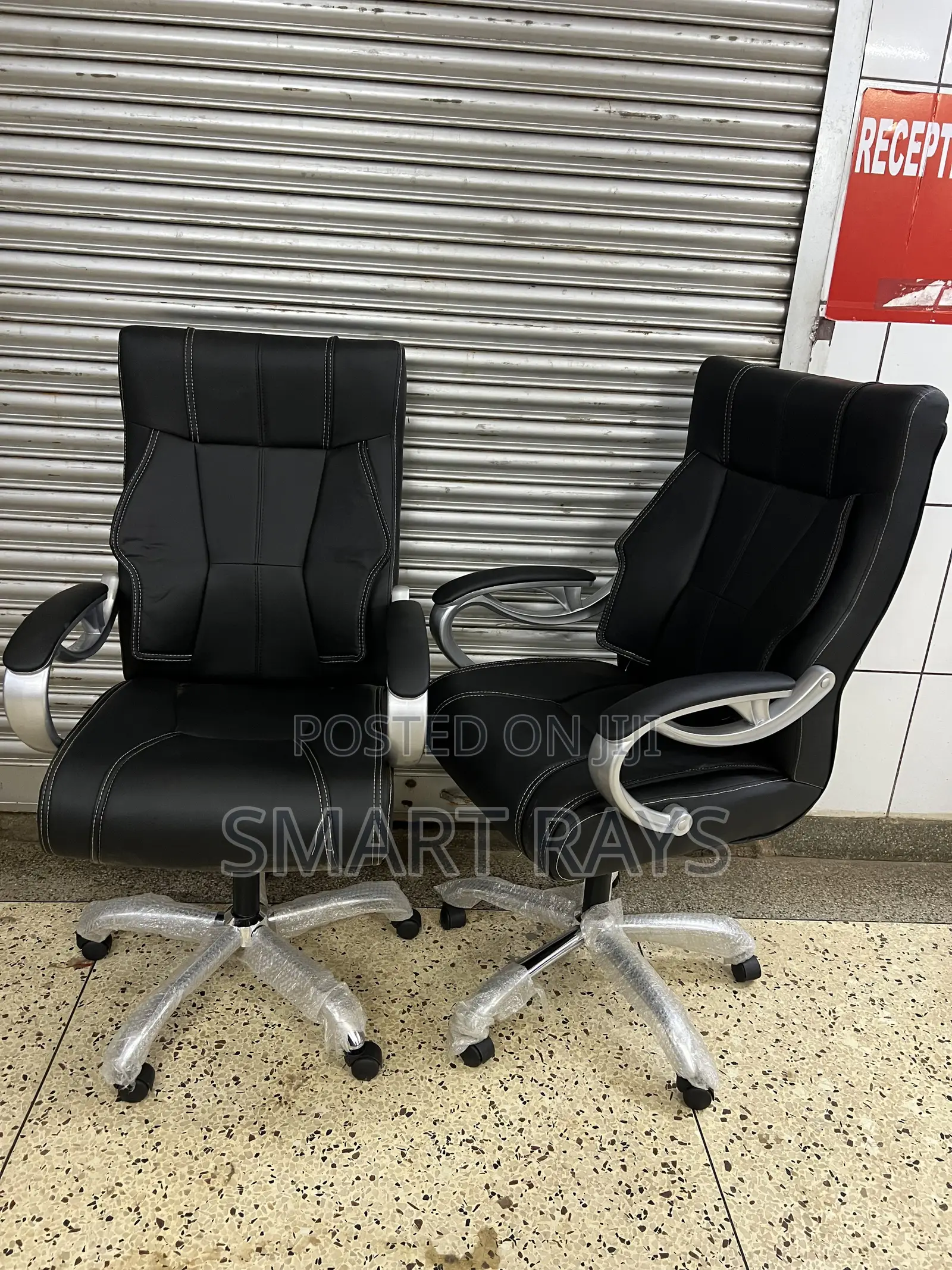 Silver Armed Office Chairs
