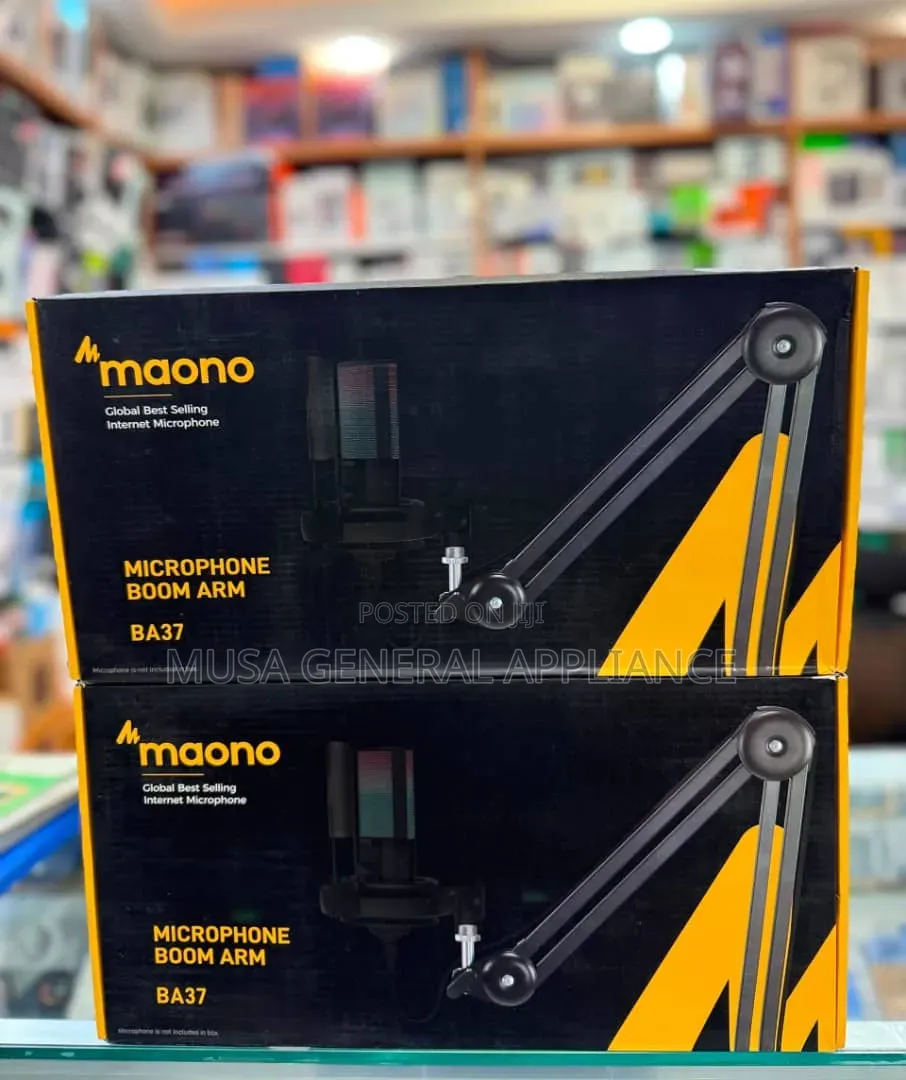 Maono Microphone Boom Arm: Heavy Duty Adjustable