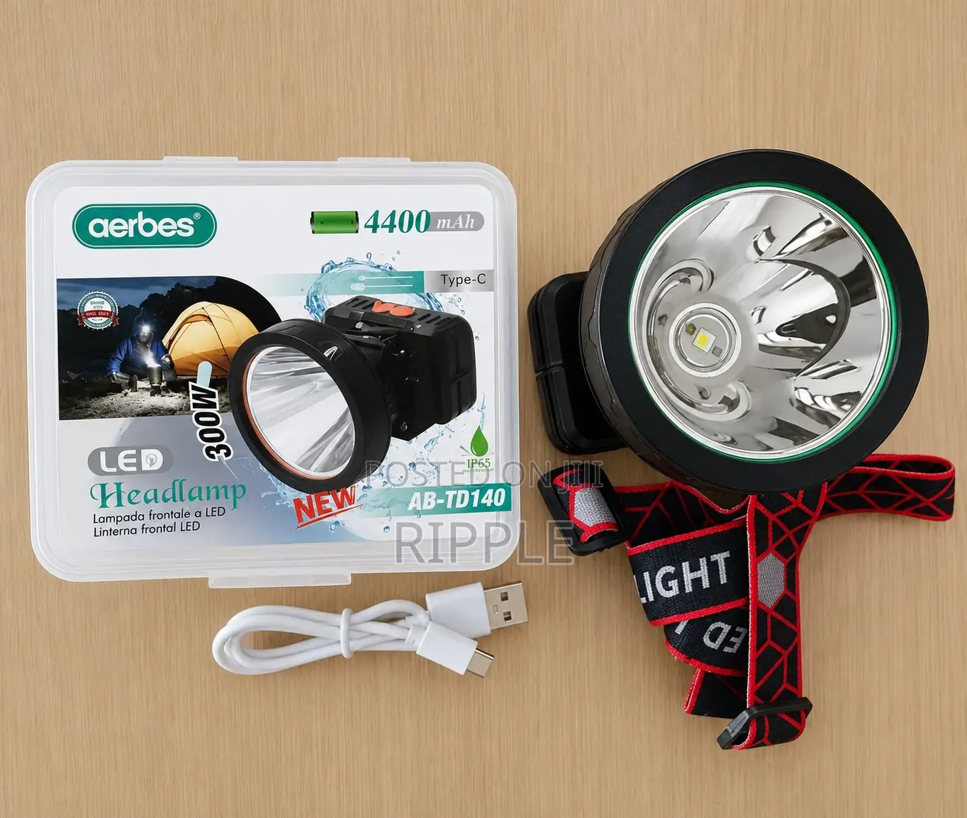 Rechargeable Led Headlamp Aerbes Ab-Td140