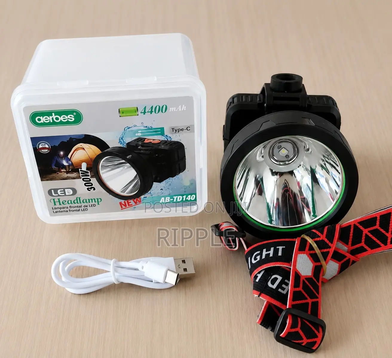 Rechargeable Led Headlamp Aerbes Ab-Td140