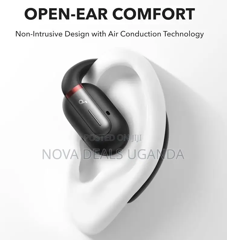 Soundcore by Anker V30i Open-Ear Headphones,Ultra-Comfort 36h Playtime
