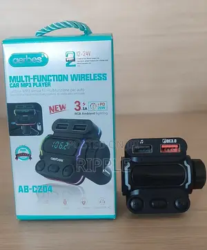 Bluetooth Fm Car Charger Mp3 Player Aerbes Ab-Cz04