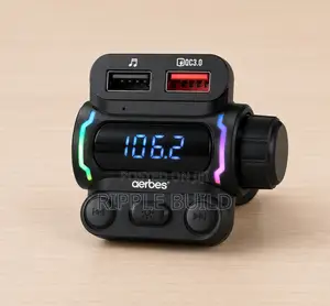 Bluetooth Fm Car Charger Mp3 Player Aerbes Ab-Cz04