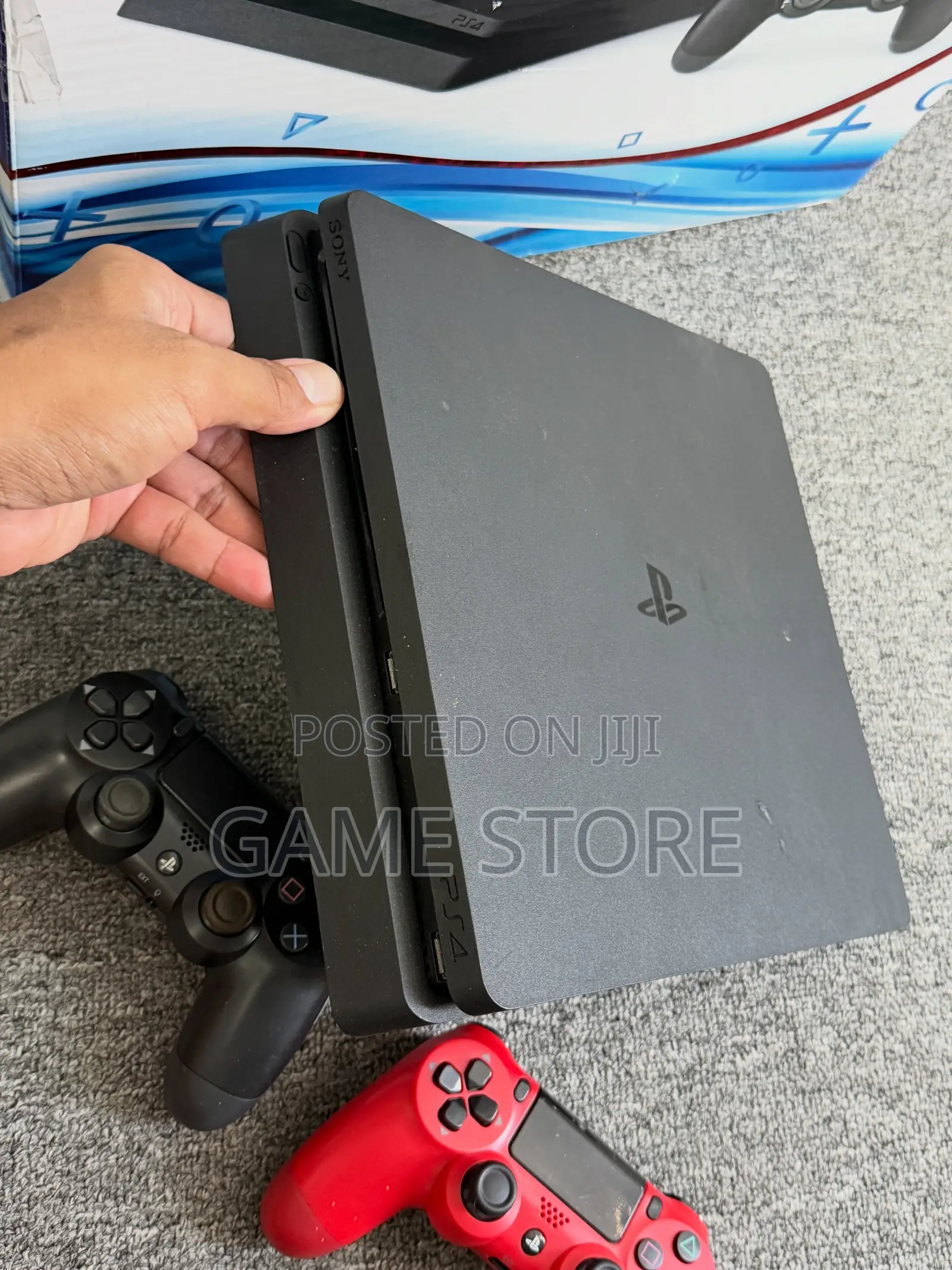 Ps4 Slim, 12 Games 2 Pads: Cleaner Than a Sunday Best Shirt Now.