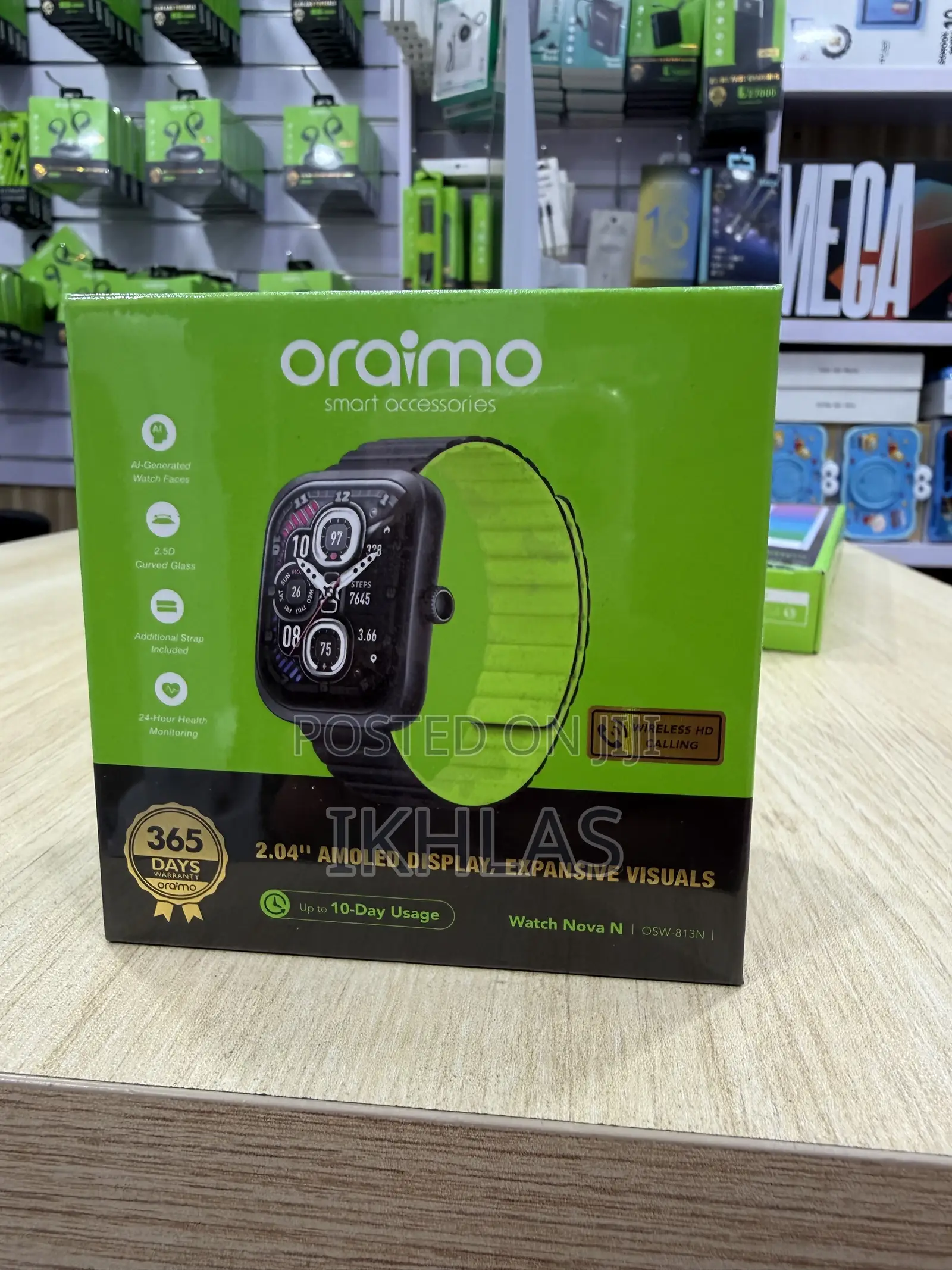 Oraimo Watch Nova N Osw-813n Has 2.04 Amoled Screen Display Visuals