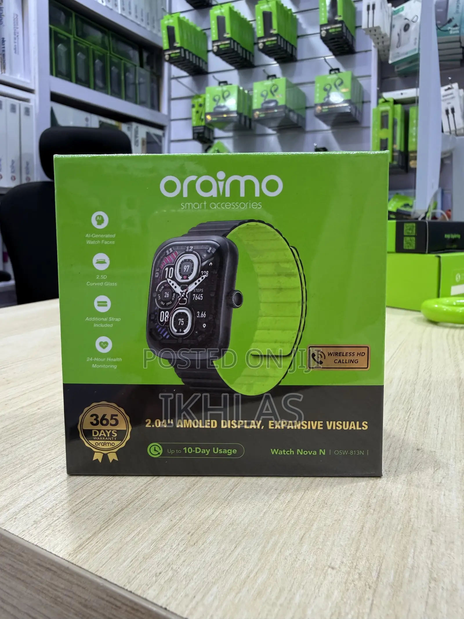 Oraimo Watch Nova N Osw-813n Has 2.04 Amoled Screen Display Visuals