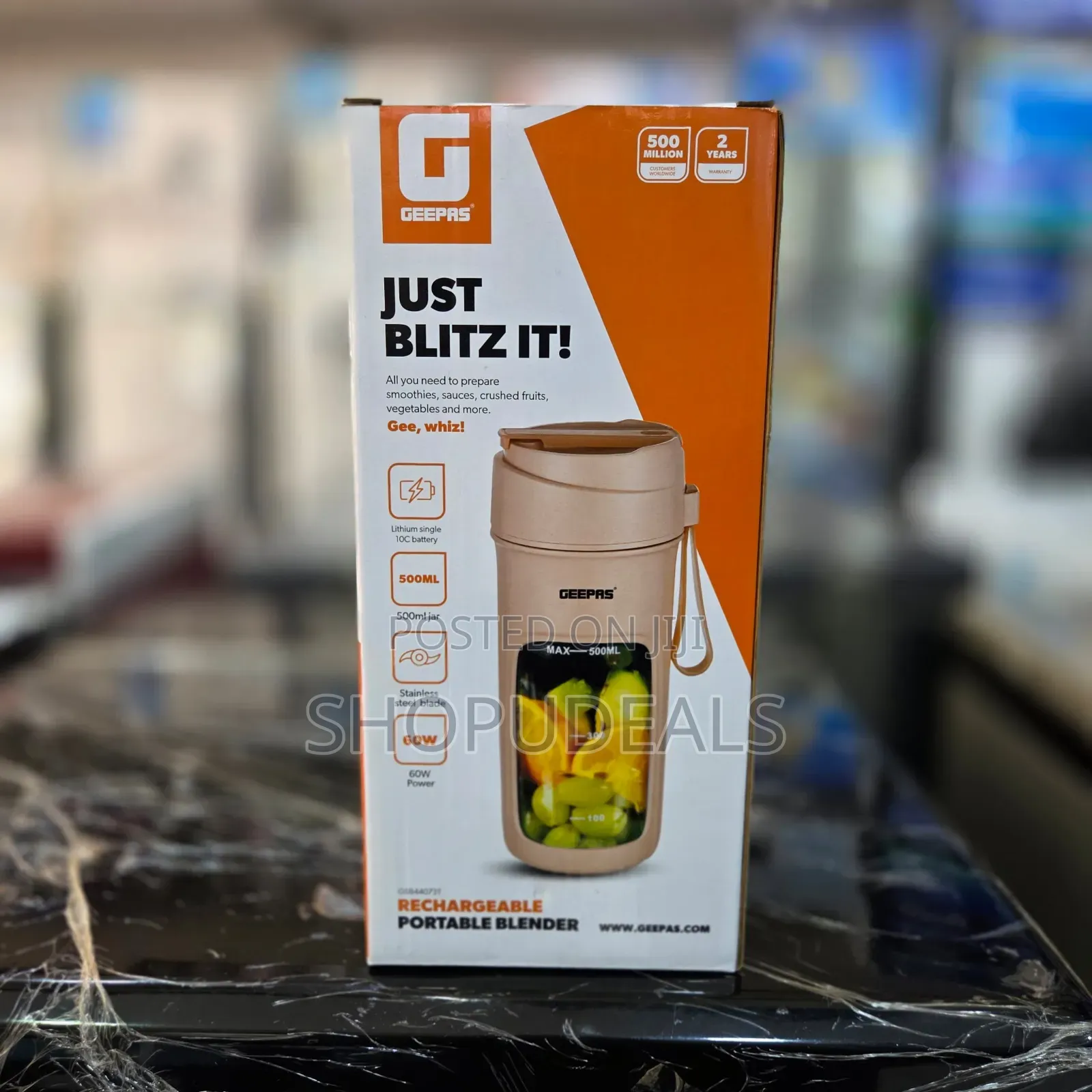 Geepas Rechargeable Portable Blender