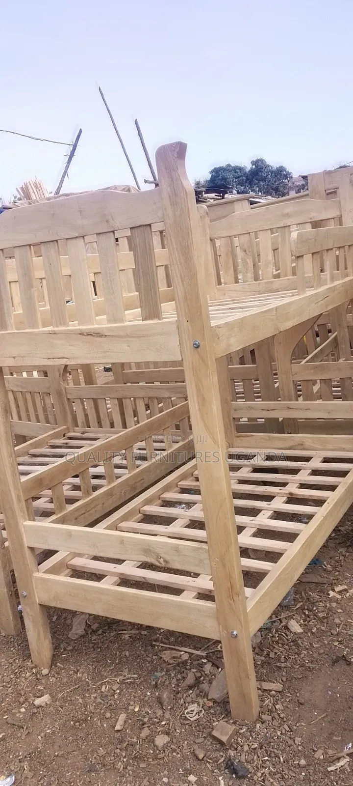 3 by 6 Plain Musambya Wooden Decker