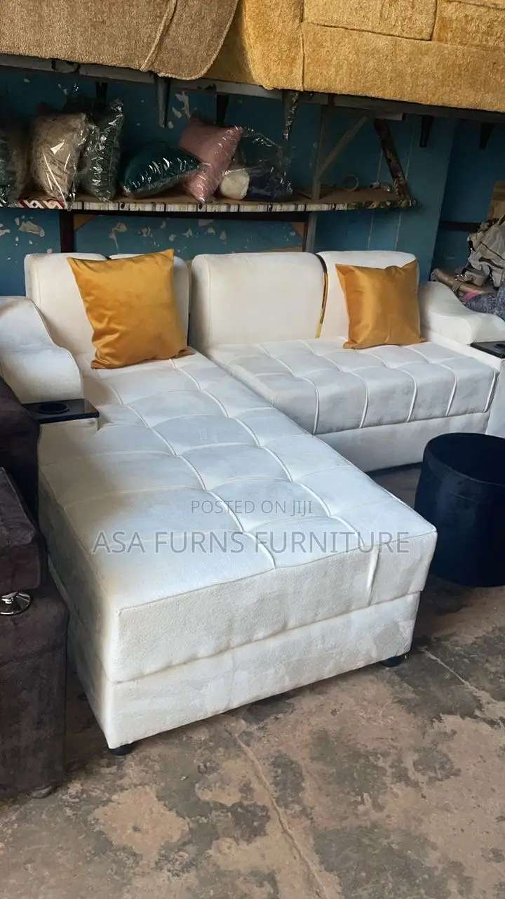 High Density Sofa Bed in Cream Color
