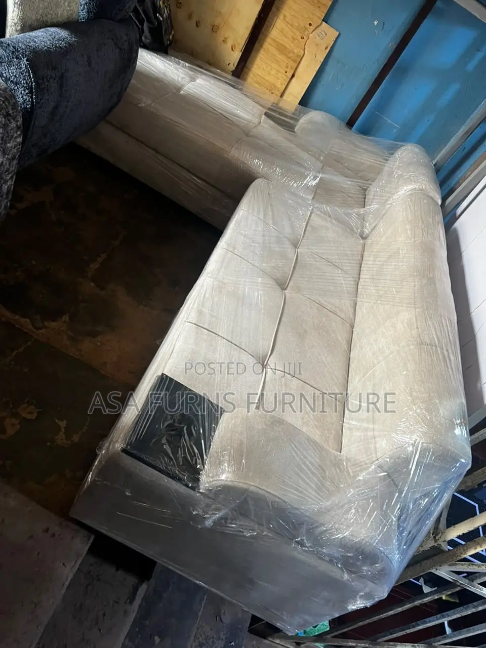 High Density Sofa Bed in Cream Color