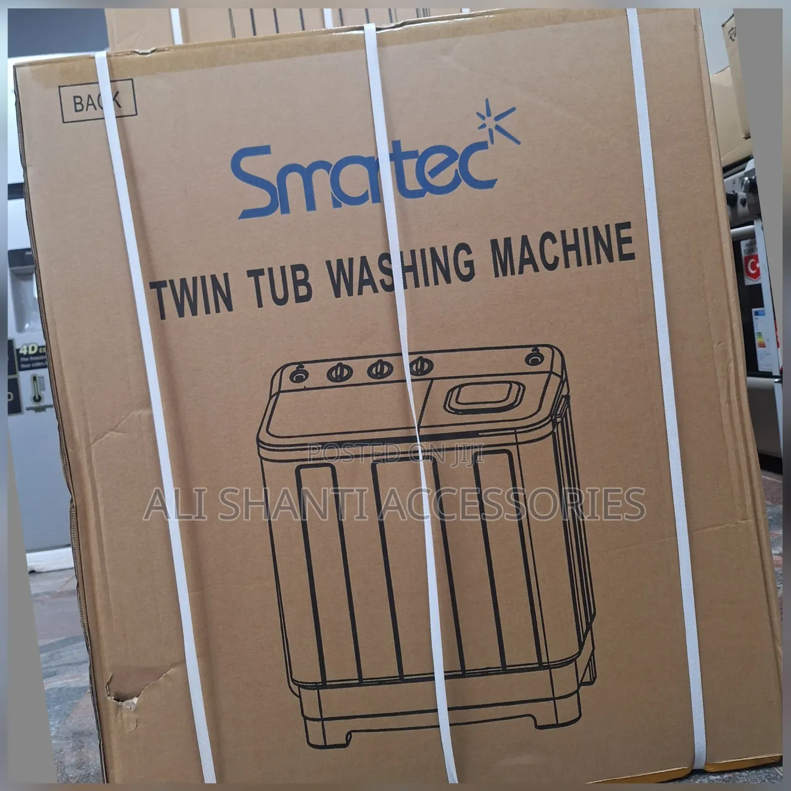 10kg Smatec Twin Tube Washing Machine