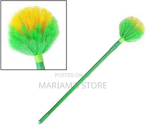 Ceiling Cobweb Duster, Featuring a Long Yellow Bristters.