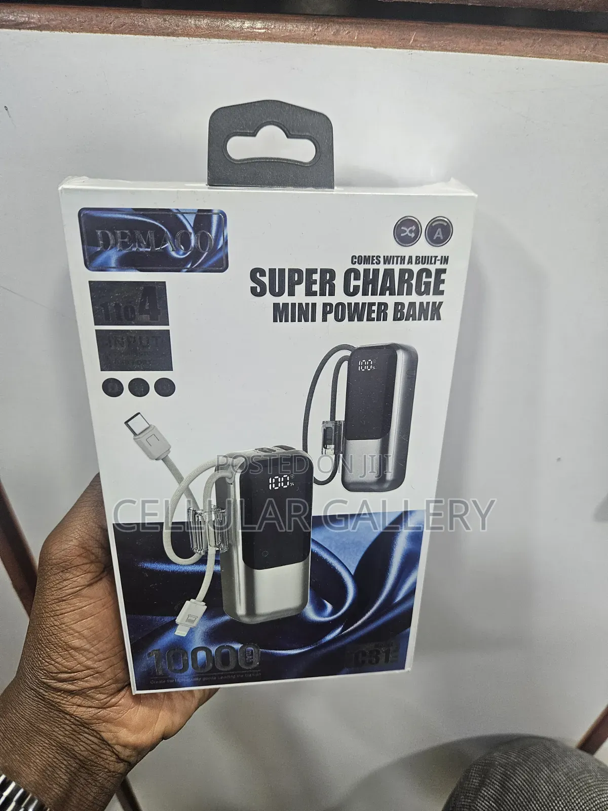 Demaco Mini Power Bank 10,000mah Fast Charging