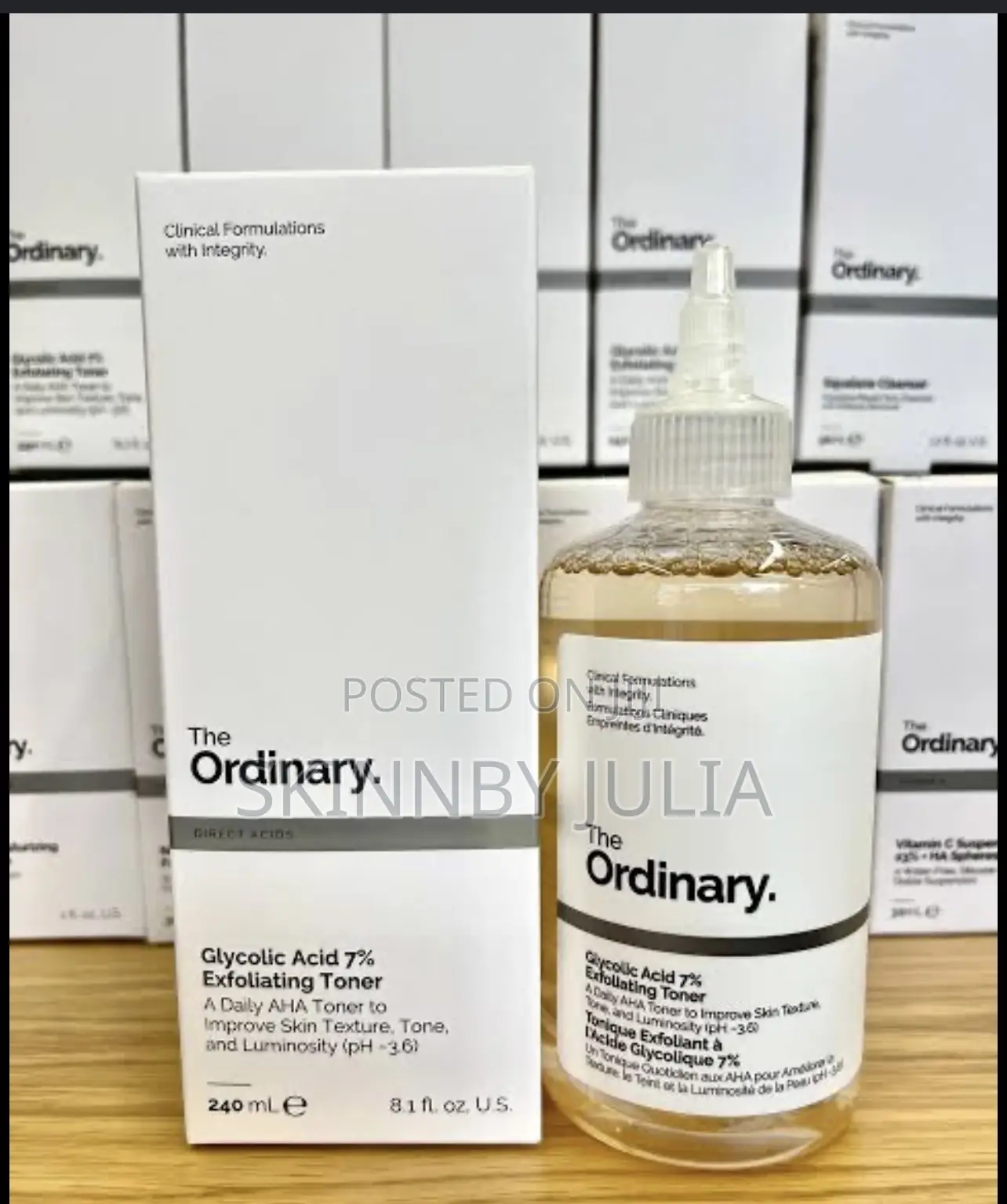 The Ordinary Glycolic Acid 7% Exfoliating Toner (Or Toning Solution).