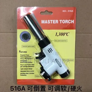 Auto Ignition Gun Flame Converter Butane Gas Blow Torch Lighter