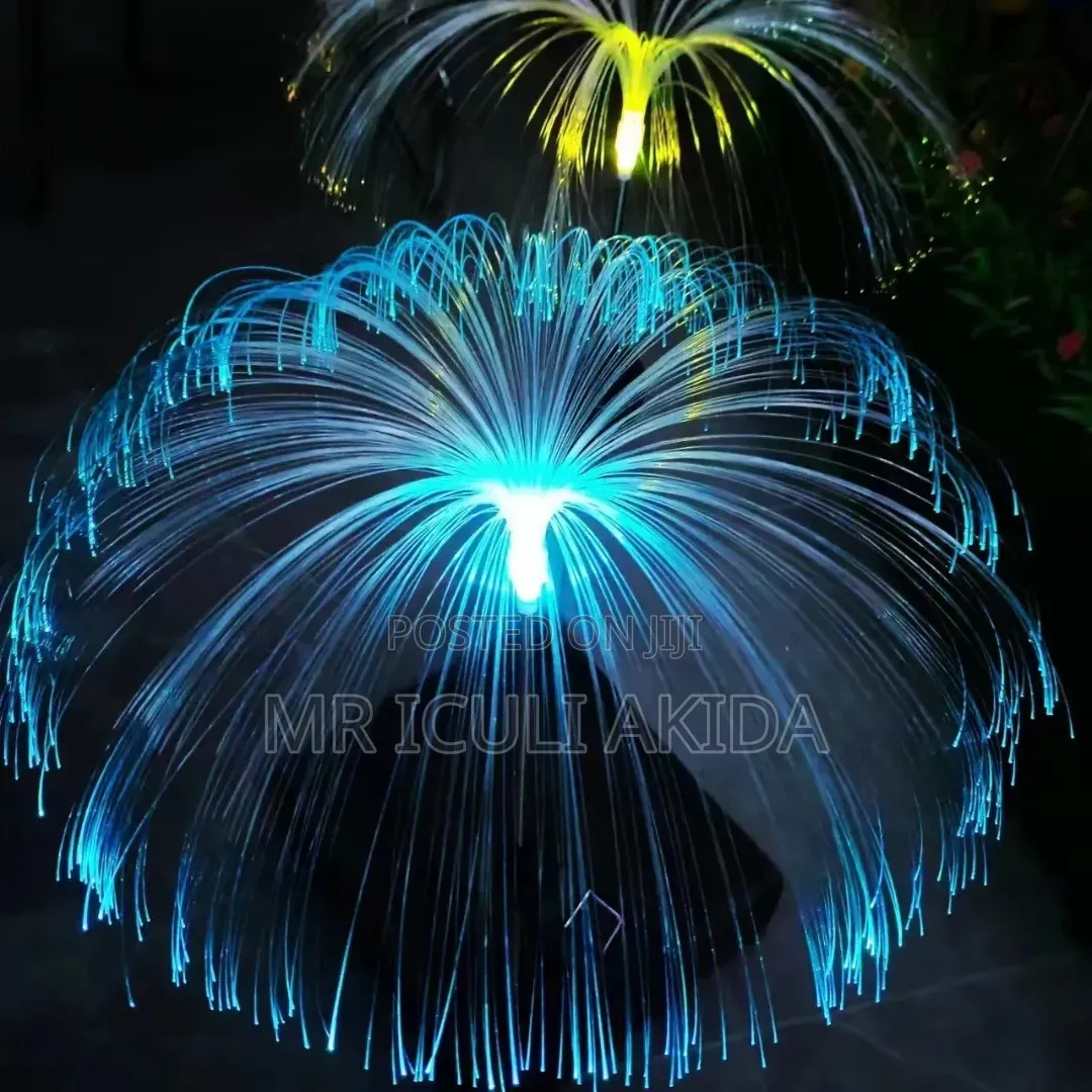 2pcs Solar-Powered Led Jellyfish Lights for Outdoor Garden Decoration