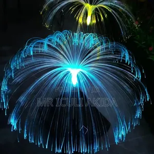 2pcs Solar-Powered Led Jellyfish Lights for Outdoor Garden Decoration