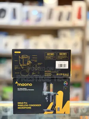 Maono Dm40 Pro Wireless Condenser and Usb Microphone for Pc Gaming Mic