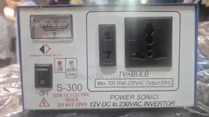 300w Power Sonici Dc to Ac Inverter (12v to 230v Ac) Power Converter