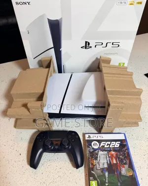 Brand Ps5 Slim Disc Edition With Fc26 Game Disc