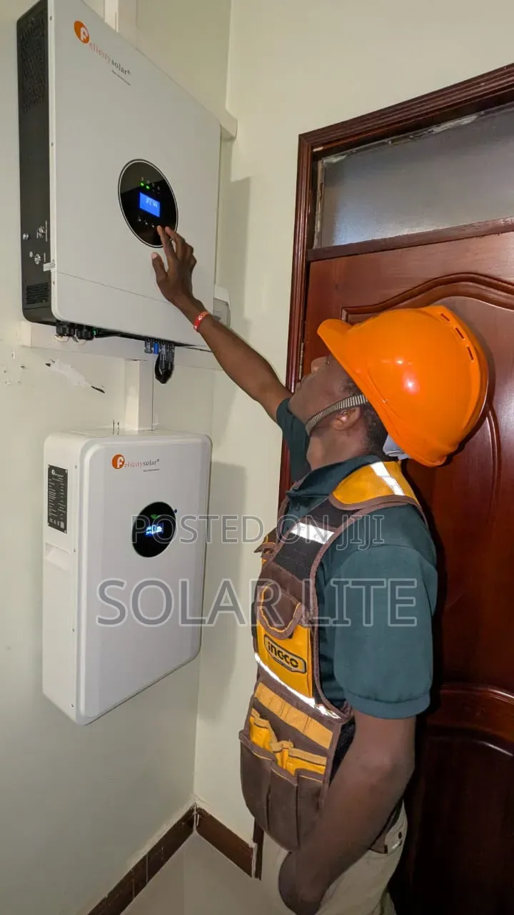 5.12kwh 48v and 6kva Hybrid Inverter Back-Up System