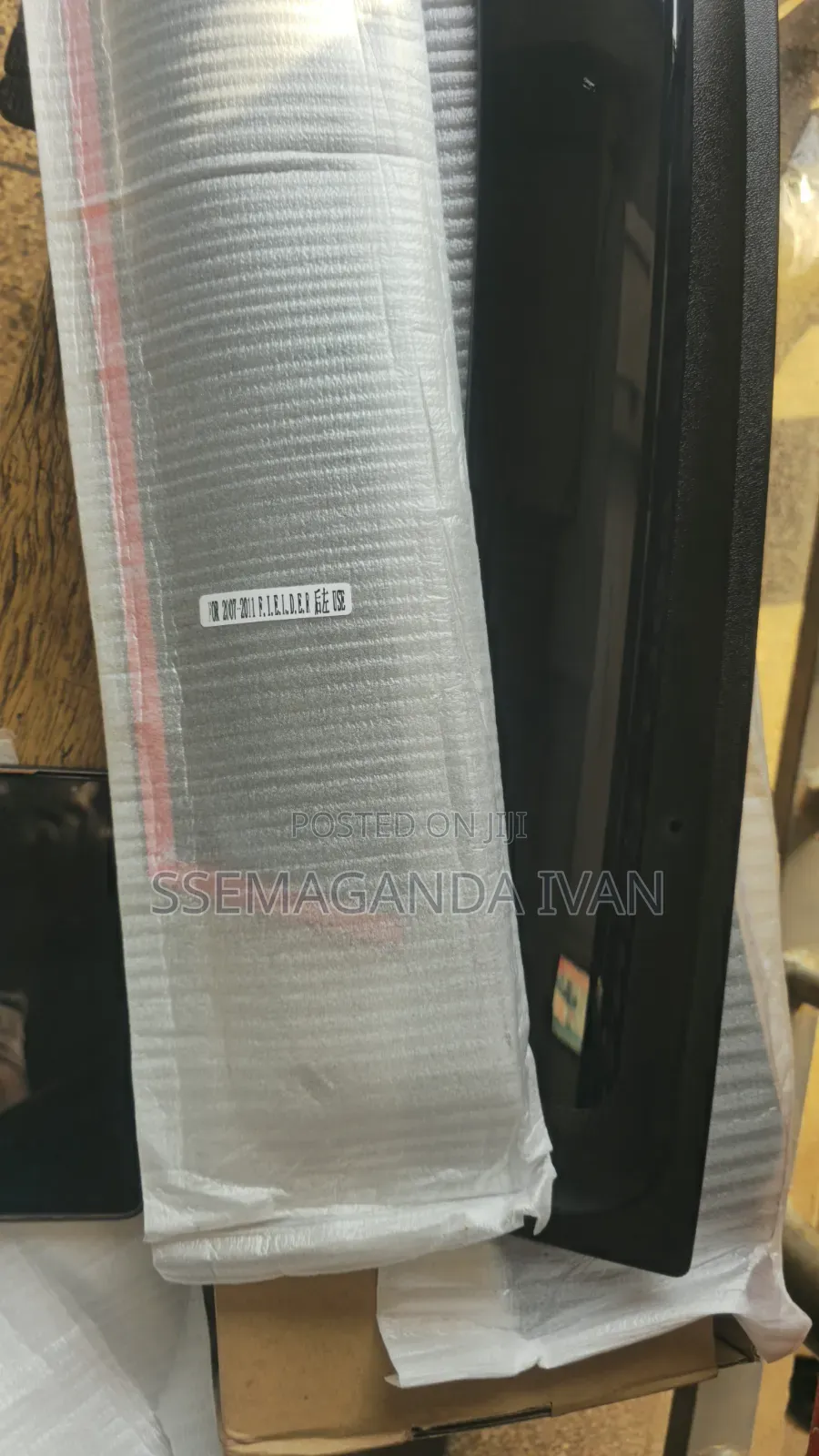Dark Black Toyota Fielder Rainguards Original