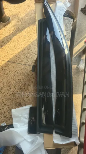 Dark Black Toyota Fielder Rainguards Original