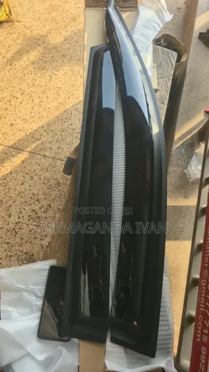 Dark Black Toyota Fielder Rainguards Original