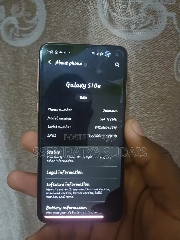 Samsung Galaxy S10e 128 GB Pink