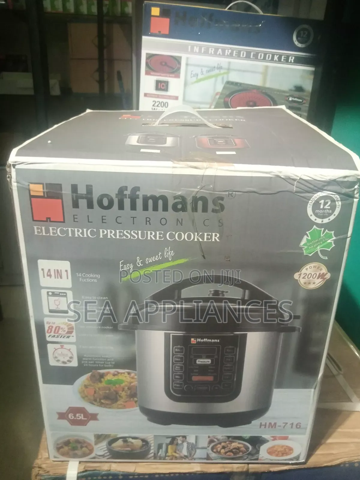 Hoffmans Pressure Cooker 6.5 Liters