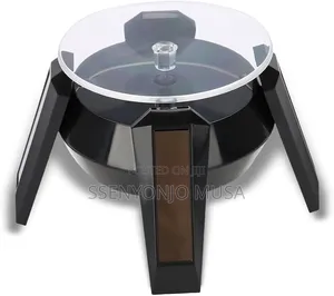 Solar Powered 360° Rotating Display Stand With Led Light for Watches-