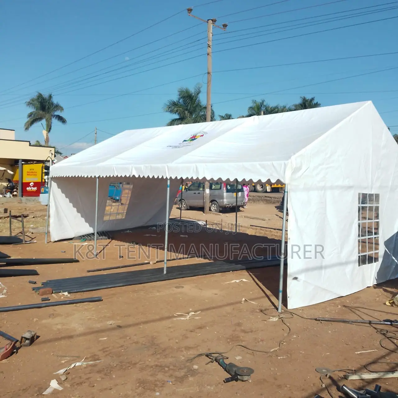 Ordinary Tent Covered Two Sides