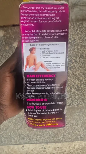 Water Bill for Women, Vaginal Lubricant Sexual Wellness Drink (500ml)