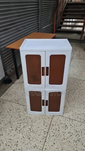 Plastic Storage Cabinet Trolley Organizer