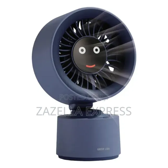 Green Lion Velar Desktop Fan Rechargeable – 5 Speed Levels 12 Hours