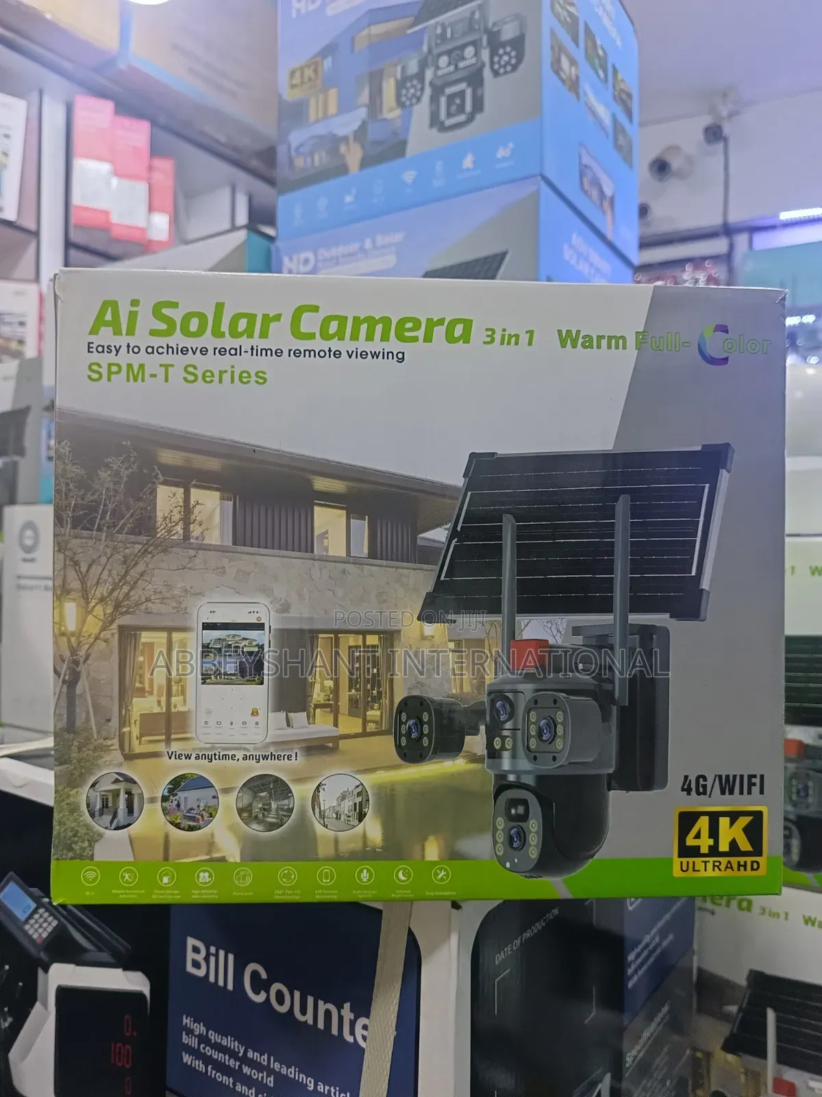 Ai Solar Camera Wireless Outdoor Security 4g and Wifi Camera