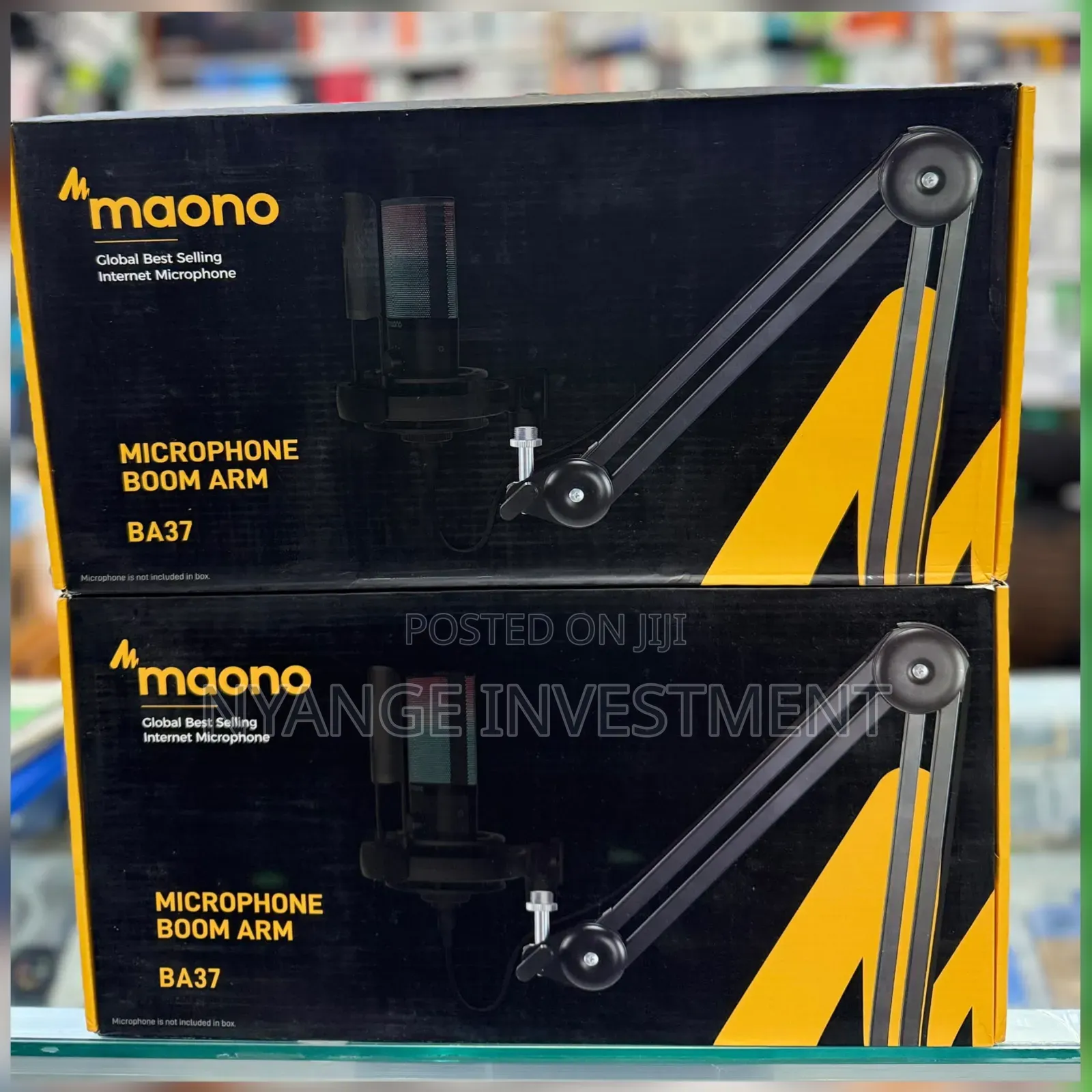 Maono Ba37 Microphone Suspension Boom Arm Stand,