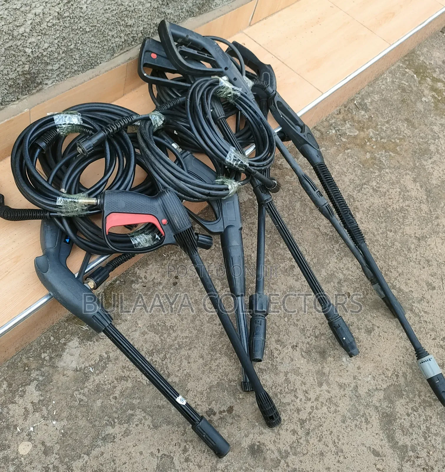 Uk Used Pressure Washer Guns And Nozzles For Car Washing And Cleaning.